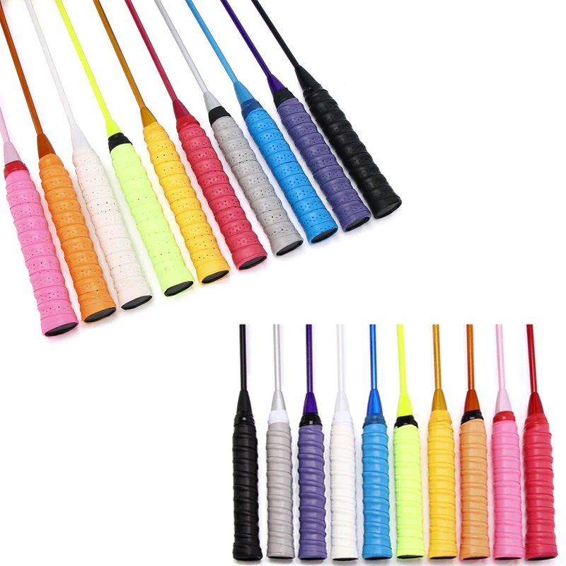High Quality Badminton Racket Tennis Racket Wrap Fishing Rod Anti-slip Keel Grip Hand Glue Elastic Net Racket Sweat Absorption