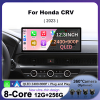 DSP Stereo For Honda CRV 2023 Car Radio Multimedia Video Player Navigation GPS Android 14 Wireless CarPlay WIFI Split Screen BT