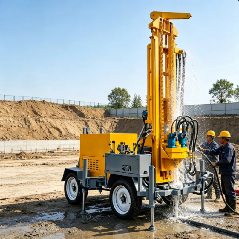 New Smart Operation Water Well Drilling Rig Machine 150m Water Well Drilling Machine Truck Mounted Water Well Drilling Machine