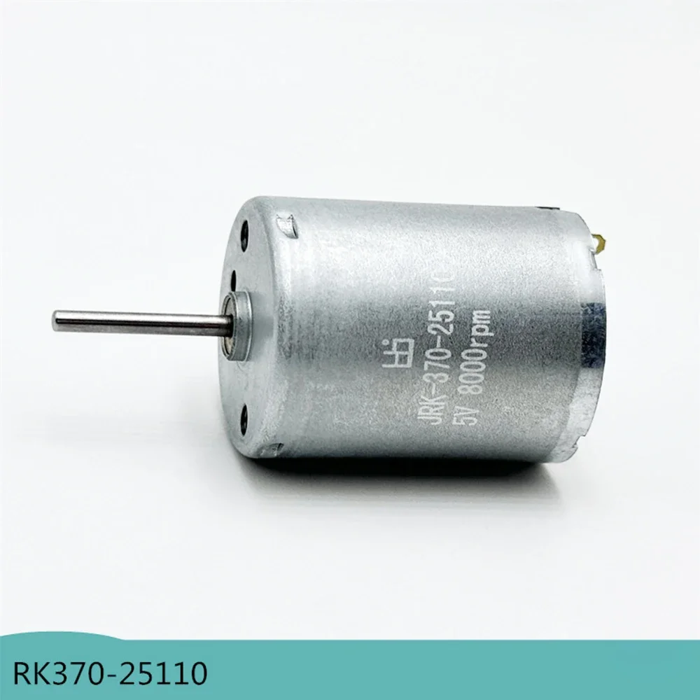 Micro 370 Motor DC 3V 6V 8V 12000RPM High Speed Large Torque Carbon Brush  Motor 17.5mm Long shaft for Motor for Fan Model