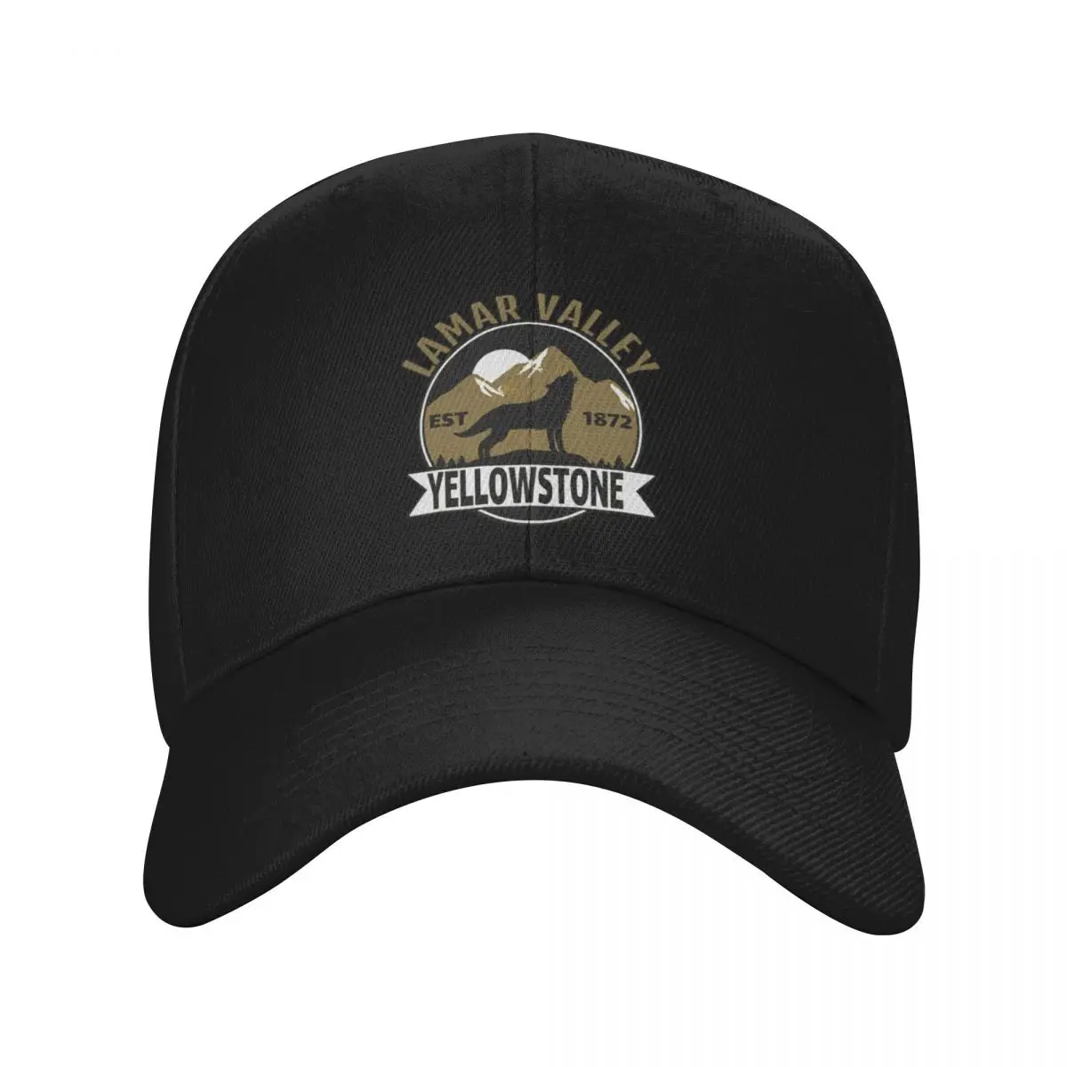Fashion Lamar Valley Yellowstone National Park baseball cap Unisex Style Brand Men Caps