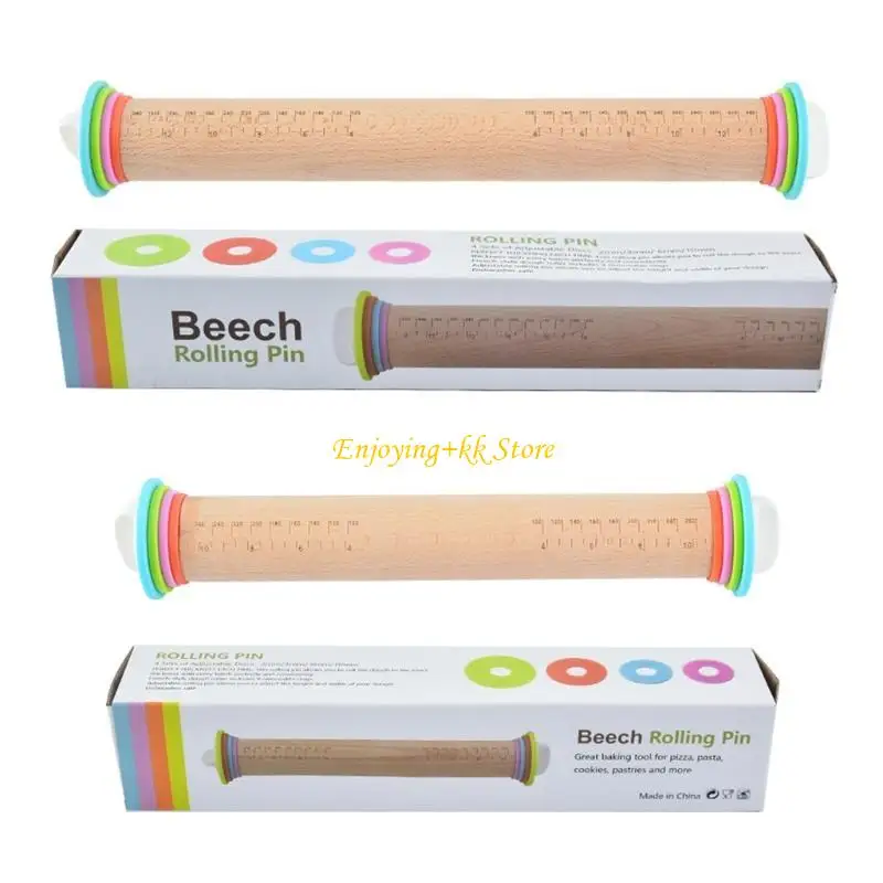 

Q1JB Прочный регулируемый скалоладный штифт с толщинными кольцами и удобным руководством по измерению для подарков для выпечки