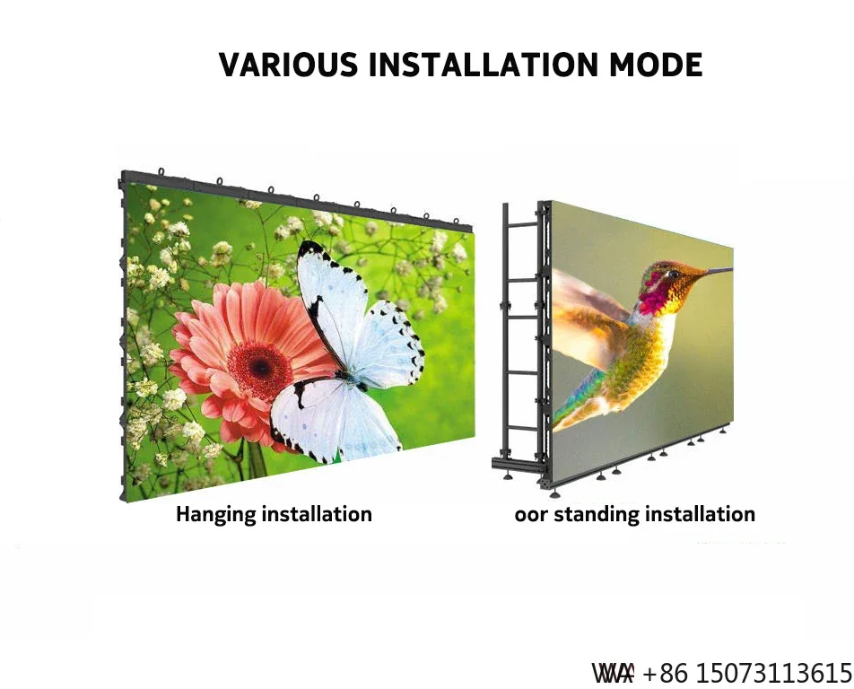 

Внутренний 4K HD полноцветный светодиодный экран для аренды 500x500 мм, бесшовное соединение, простая установка