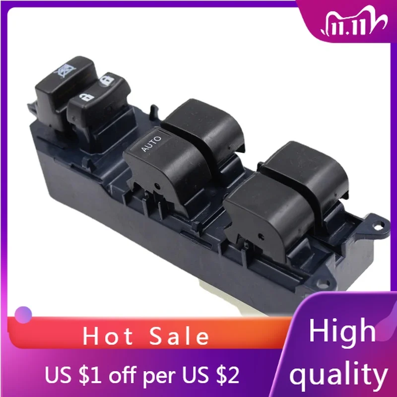 Window Main Control Button Switch Power Window Switch Control Panel for Toyota Yaris Camry Tacoma 2007 2008 2009 2010 2011 2012
