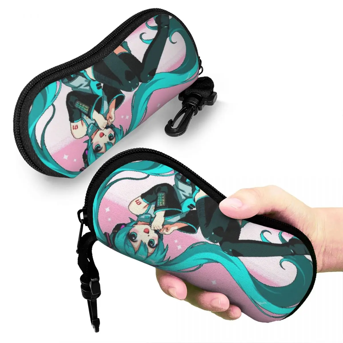 Kawaii Hatsune Miku Glasses Case Waterproof Glasses Storage Box Ins Style Glasses Box