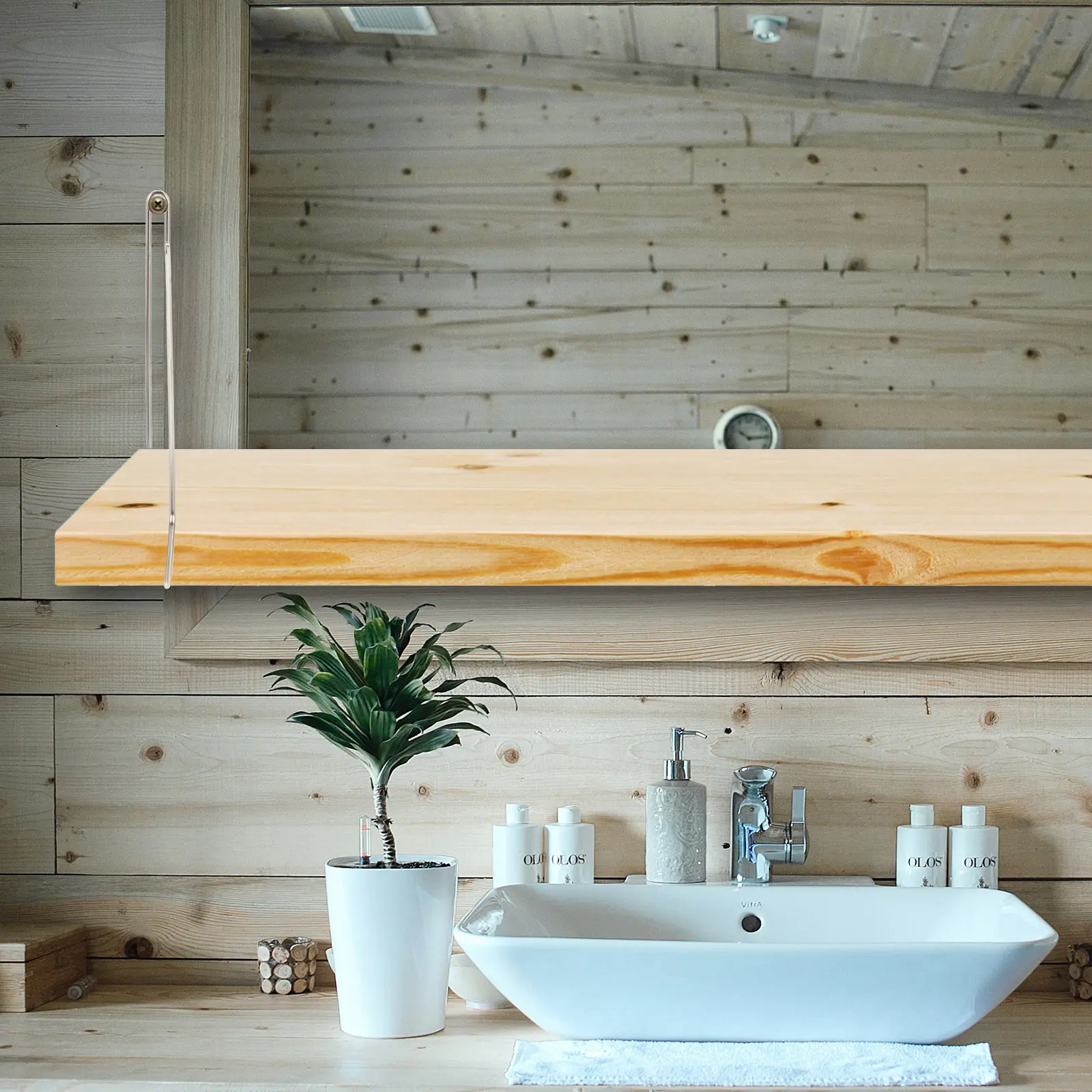 10 Pcs Brackets for Wood Floating Shelf Heavy Duty Hardware Corner Adjustable Shelves