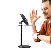 T8 New Tiktok Anchor Shot Live Lift Telescopic Mobile Phone Bracket Desktop Broadcast Bracket for Mobile Phones