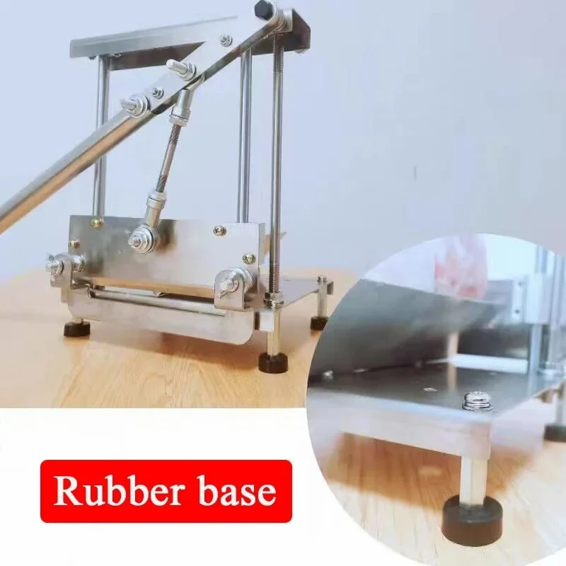 Bbq Manual Frozen Meat Vegetable Fruit Stainless Steel Meat Beef Mutton Roll Slicer Cutter