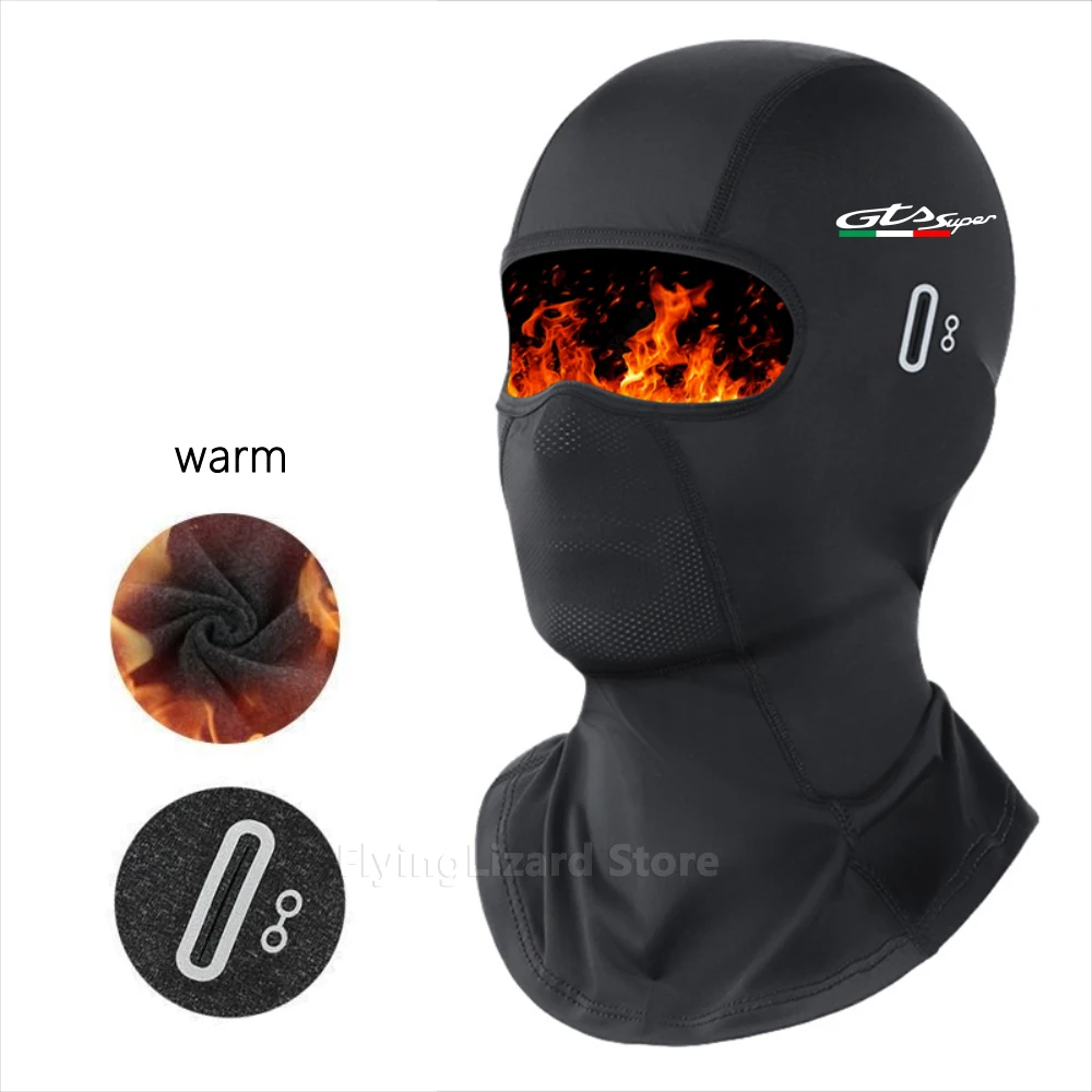 For Vespa GTS 125-310 & Super – Quick-Drying Summer Balaclava, Winter Thermal Ski Mask, Full Face Cover Compatible with Glasses view 3