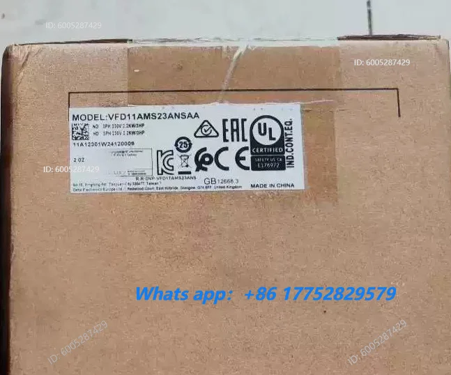 New Original PLC Industrial Controller with 2.2kW Inverter VFD11AMS23ANSAA