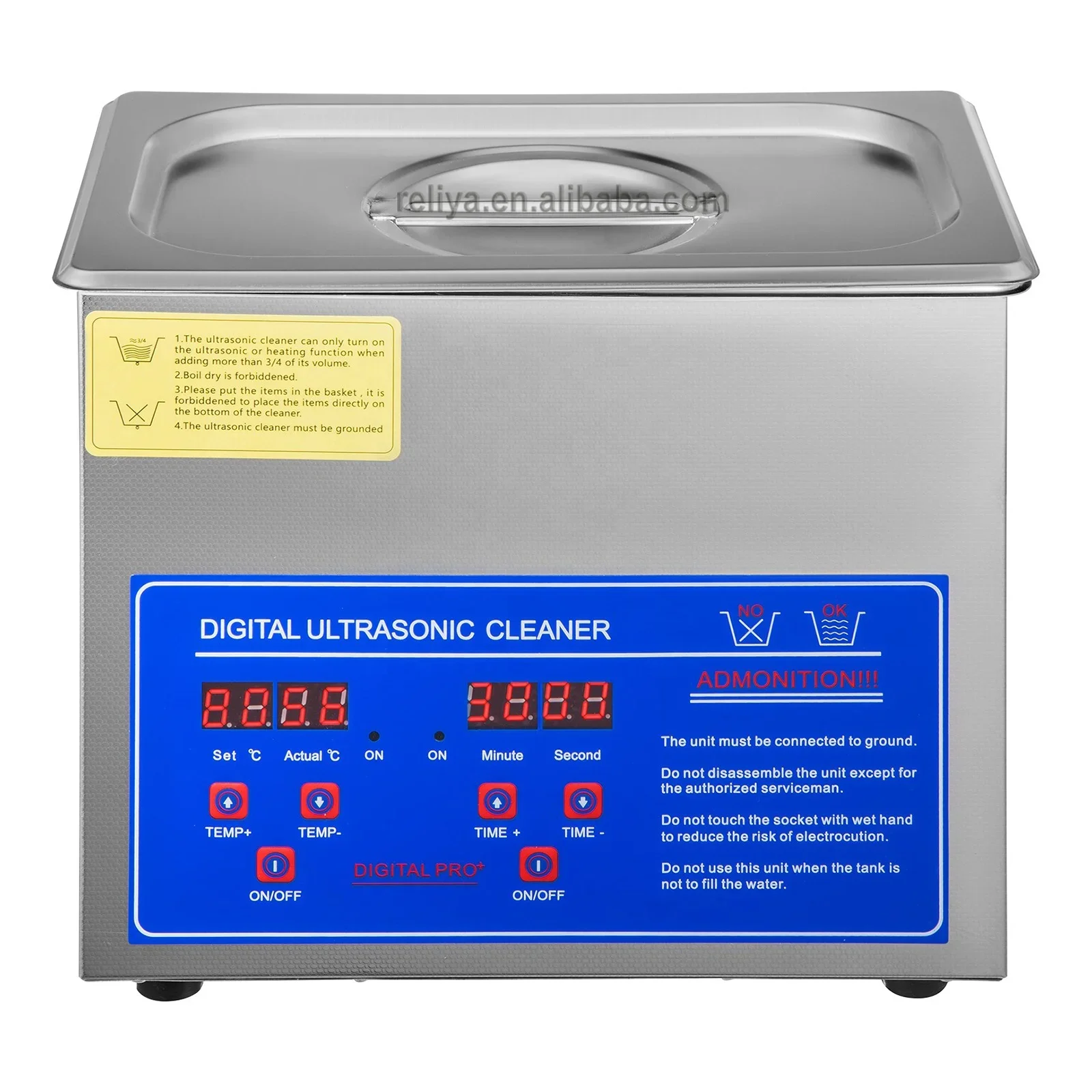 

3.2L Customized Ultrasound Cleaning Machine parts Ultrasonic Cleaner