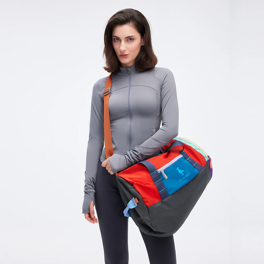 Ohsunny Convertible Tote Bag Backpack,Women's Fashion Random Colors Handbag Outdoor Durable Hiking Camping Packable Storage Bags