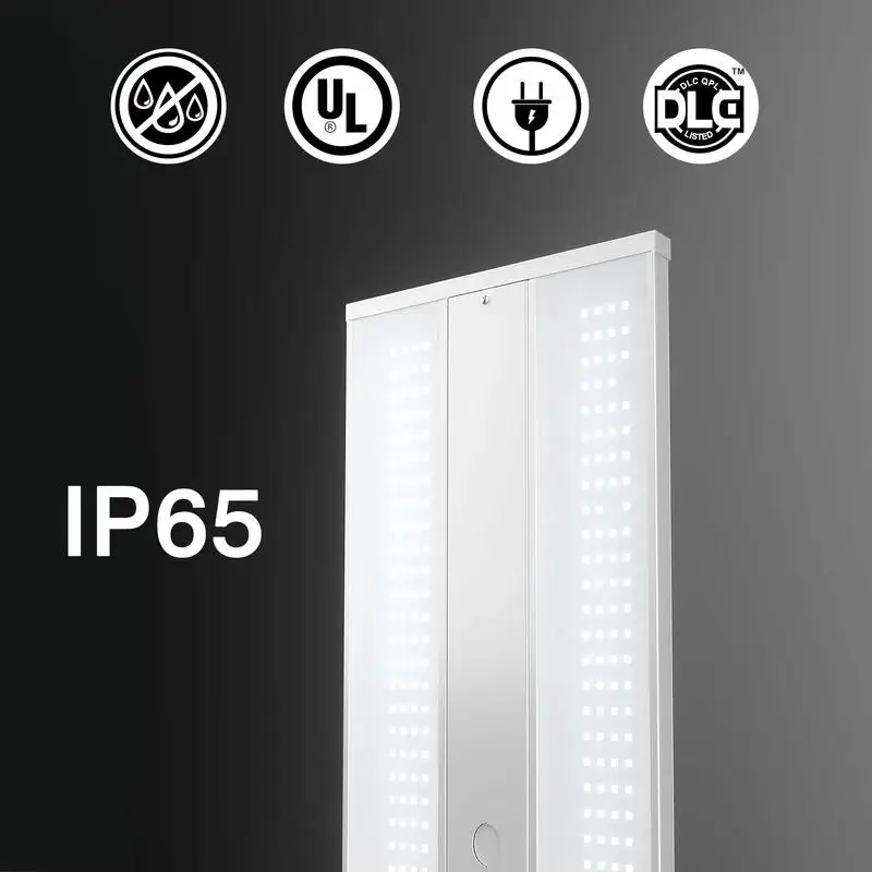 150W LED High Bay Light, Commercial Linear High Bay Lighting Fixture AC 120-277V with UL DLC Certification, IP65 Waterproof Industrial Warehouse Lighting for Factory Workshop Garage