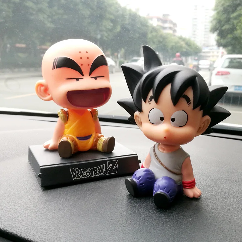 Car Dashboard Ornament Anime Son-Goku Shaking Head Doll Auto Decor Creative Cartoon Bobblehead Accessories Kawaii Collection Toy