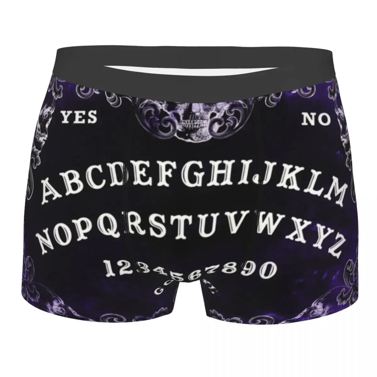 Halloween Witchcraft Ouija Board Boxer Shorts For Homme 3D Print Occult Witch Skull Underwear Panties Briefs Stretch Underpants