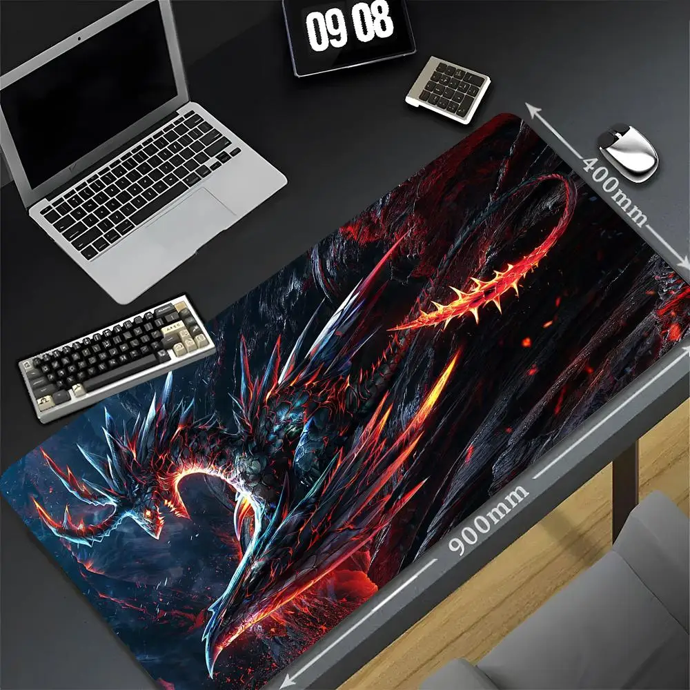 D-dragon Mouse Pad 90x40 cm Kawaii Desk Mat Xxl Pc Gamer Gaming Computer Offices Mousepad keyboard Keyboard