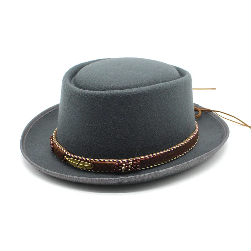 Autumn And Winter Men S And Women S Fur Felt Hat European And American Style British Gentleman Hat Billycock Casual Bowler Hat