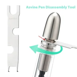 For Asvine P20 P36 P30 P50 V169 Piston and Vacuum Fountain Pens Metal Sliver Removing Tools Wrench School Office Stationery