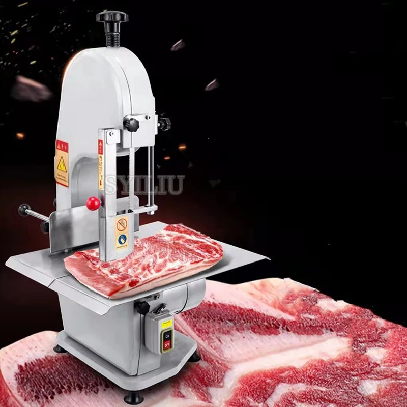 Commercial Frozen Meat & Bone Saw Machine For Cutting Pork Trotters, Fish, Beef In Commercial Meat Processing Operations