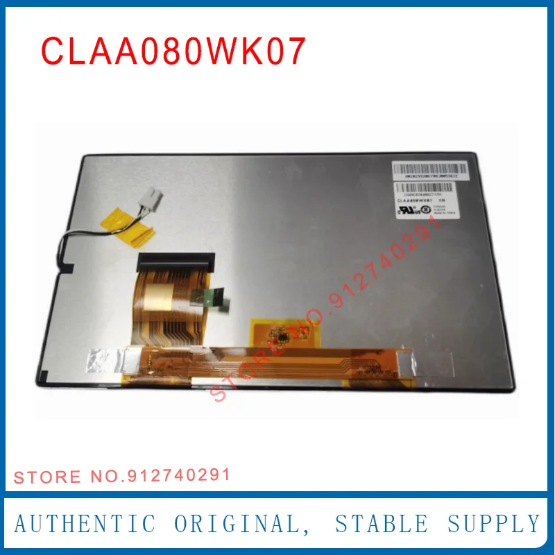 Original 8 Inch CLAA080WK07 CLAA080WK07XN LCD Display Screen For Car GPS Navigation LCD Monitor