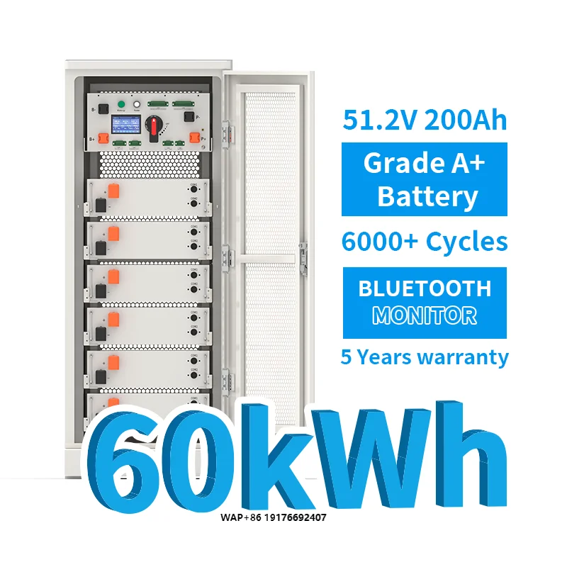 Vanyo High Voltage 51.2V 200ah 10kwh Battery Lithium Lifepo4 Battery Rack Lithium Batteries for Solar Systems 48v