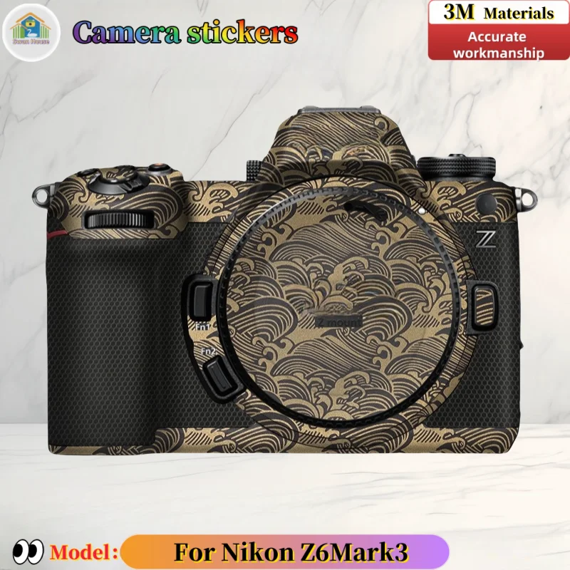 Z63 para pegatinas de cámara Nikon Z6 Mark3, piel DIY, película protectora resistente al desgaste de sastrería de precisión