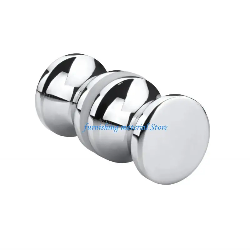 

Y5GD NonSlip Bathroom Glass Door Handle With Comfortable Grip Round Sliding Door Pulls Gate Handle Sliding Doors Knob