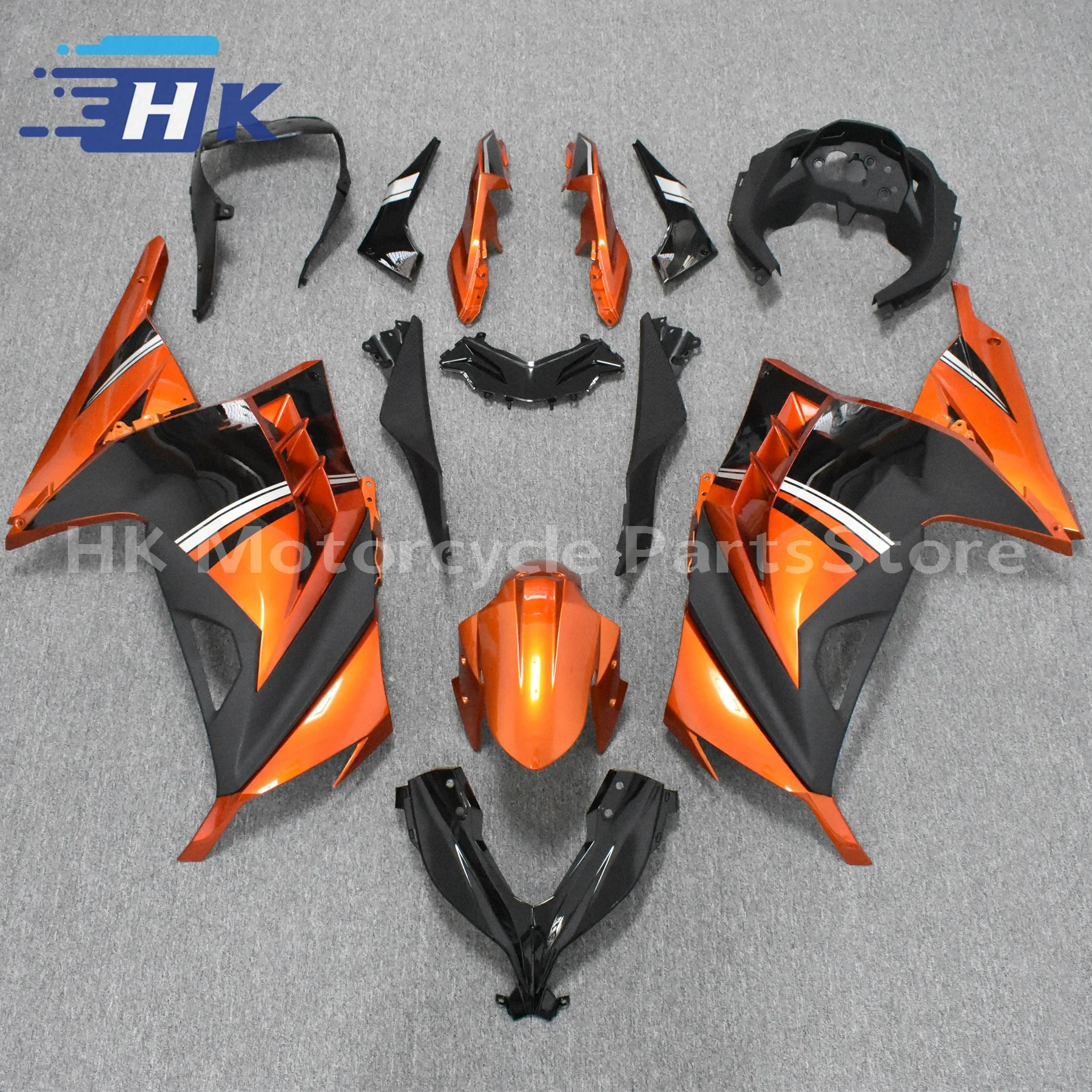 

Новые комплекты обтекателей для мотоцикла ABS, подходящие для Ninja ZX-300 EX-300 2013 2014 2015 2016 2017 2018 EX300 ZX300 13-18 комплект обтекателей