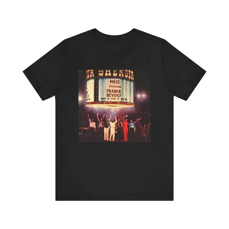 Maze Ft Frankie Beverly Tribute T Shirt Vintage Vibes Soul Music Legend Fan