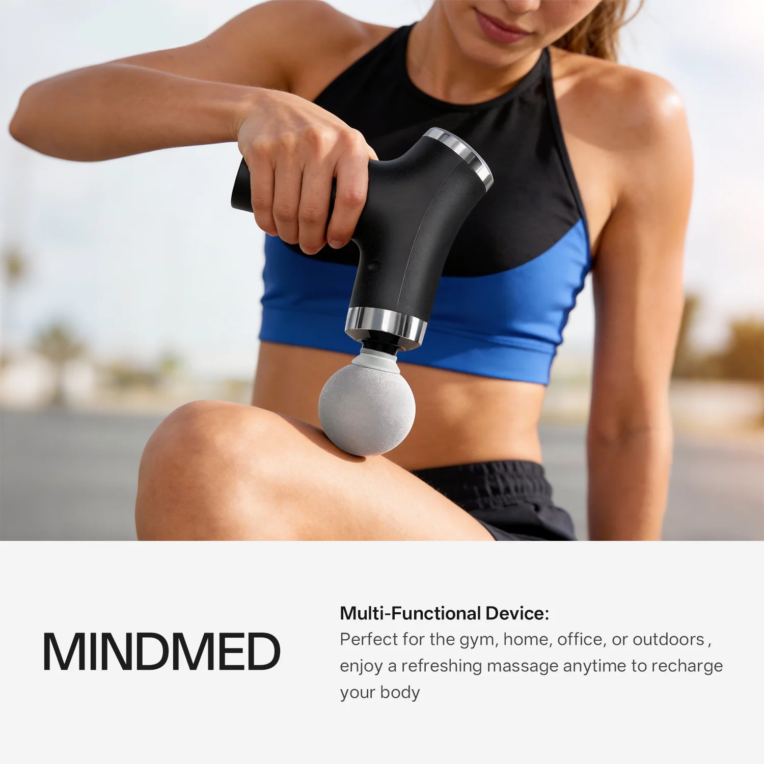 MINDMED Detachable Long Handle - Massage Gun Deep Tissue recensie en prijs