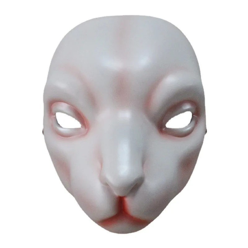 Muscle Rabbit Mask Halloween Dress Up Crazy Rabbit Anime Party Performance Props Resin Process
