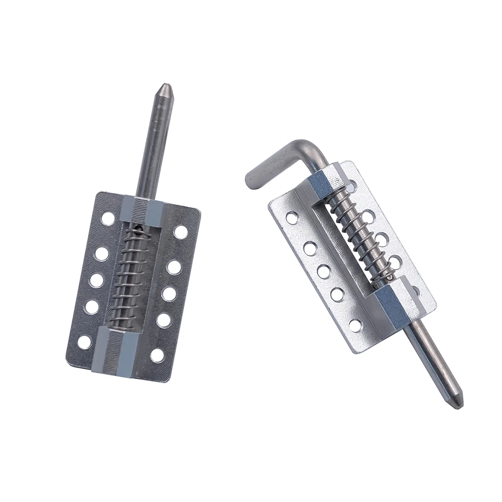 2PCS Fuselage Locker Aluminum Canopy Lock Latch Heavy Duty Spring Loaded FOR F3A UAV Fixed Wing RC Airplane Aircraft