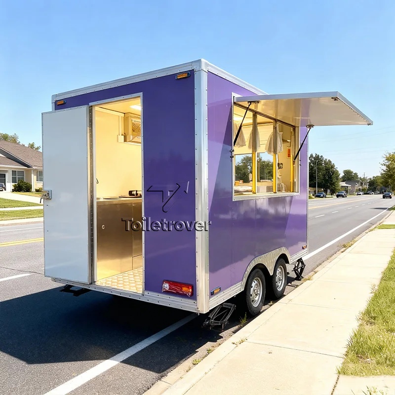 

Мобильный фудтрак Unik Outdoor: Складной прицеп-кухня для уличной торговли, Канада