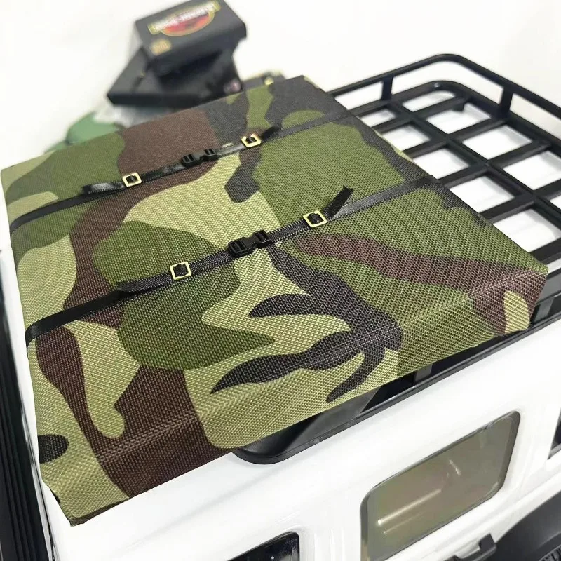 Decorazione simulata della tenda da tetto in pelle PU per 1/7 RC Crawler Car MK07 Accessori aggiornati