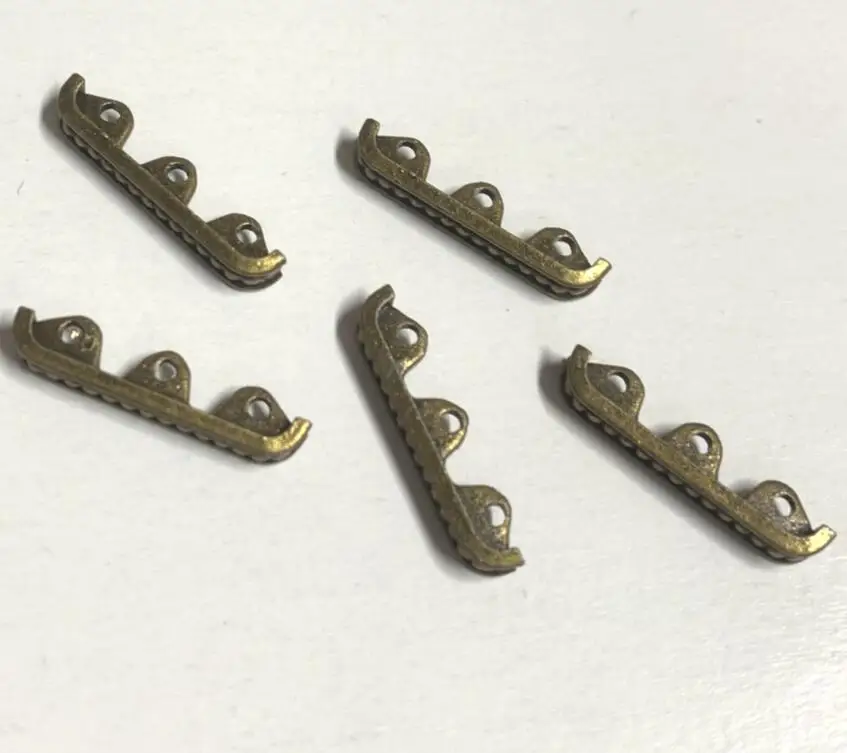 20pcs copper-tone technics connector findings h1812