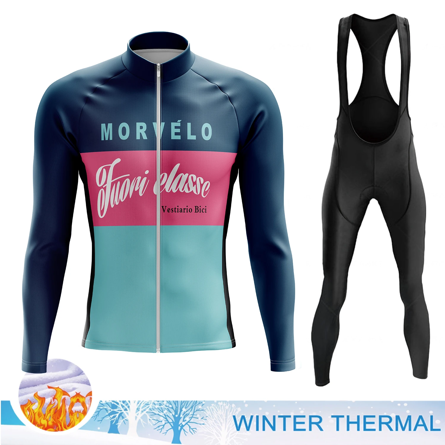 MORVELO-ropa de bicicleta para hombre, conjunto de invierno para ciclismo, conjunto térmico para ciclismo, monos para bicicleta de carretera, bicicletas Mtb