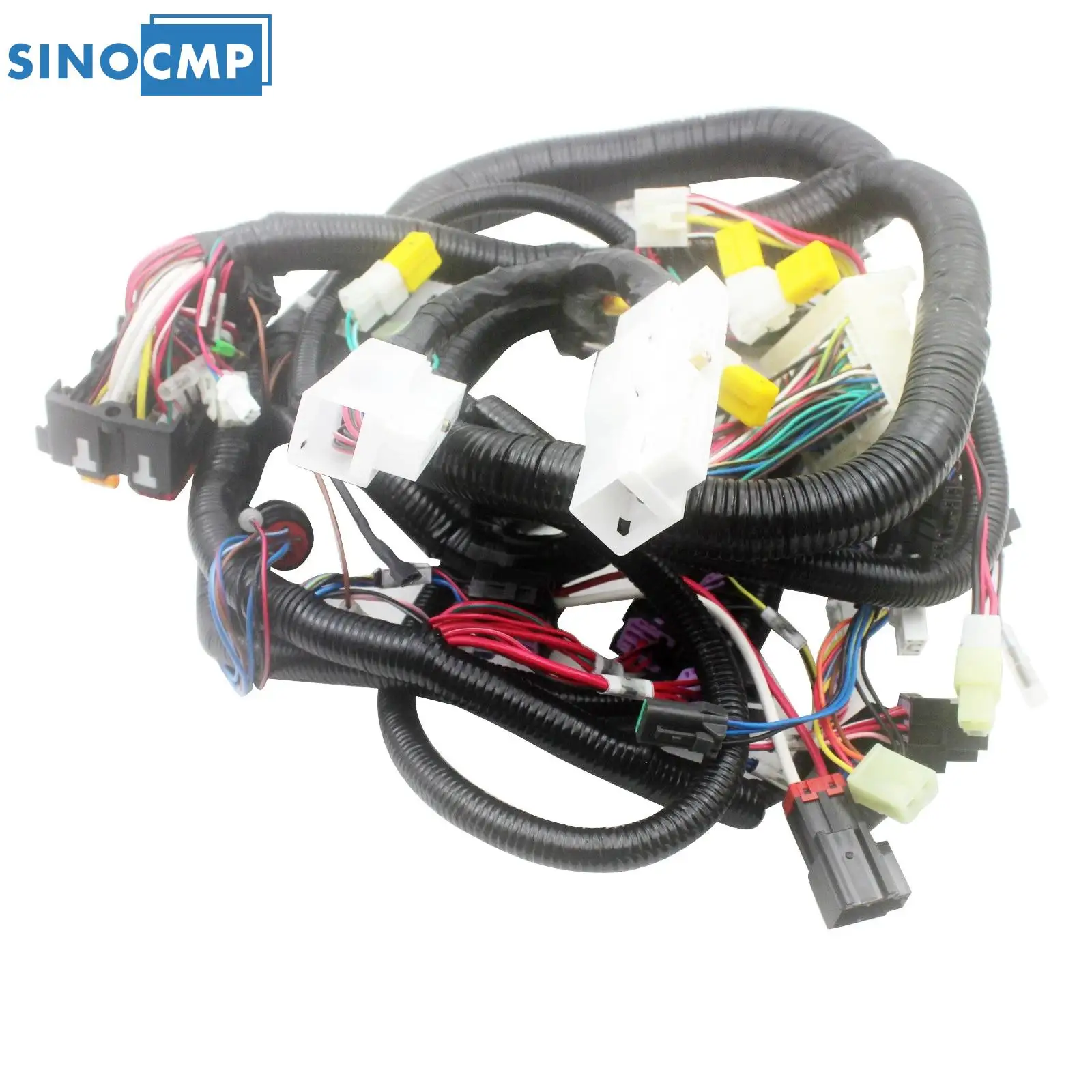 

SINOCMP Inner Wiring Harness For Hitachi EX220-3 EX220LC-3 Excavator Cabin Cable 0001858 0001835 With 1 Year Warranty