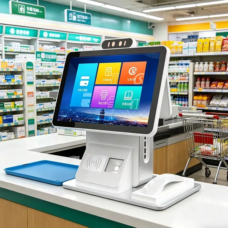 Dual-Screen  Smart Interactive Terminal  Modular Self-Service Kiosk for Healthcare