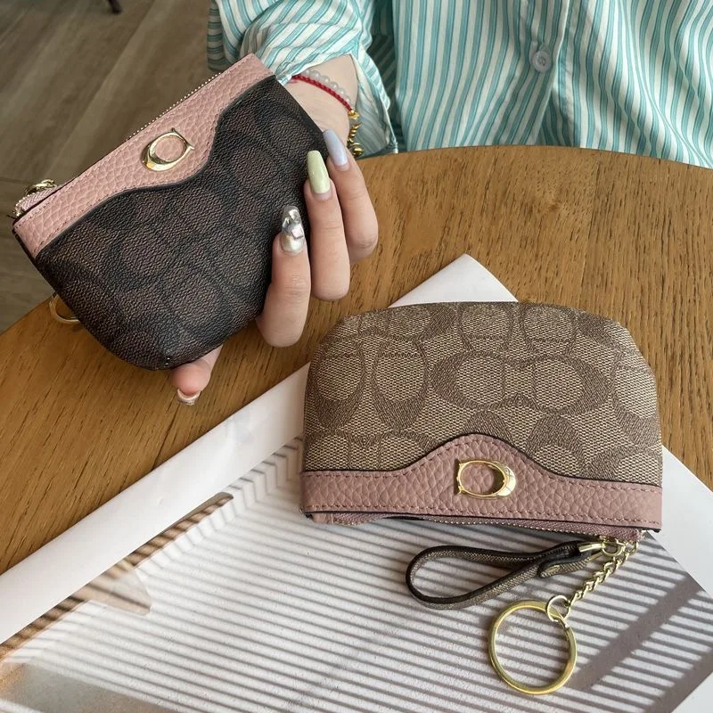 Image of 2026 Neue Klassische Kleine Geldbörse mit Blumenmuster, Damen-Mini-Geldbörse, Münzbeutel, Kleingeldtasche, Leder-Geldbörse, Aufbewahrungstasche, Kartenetui