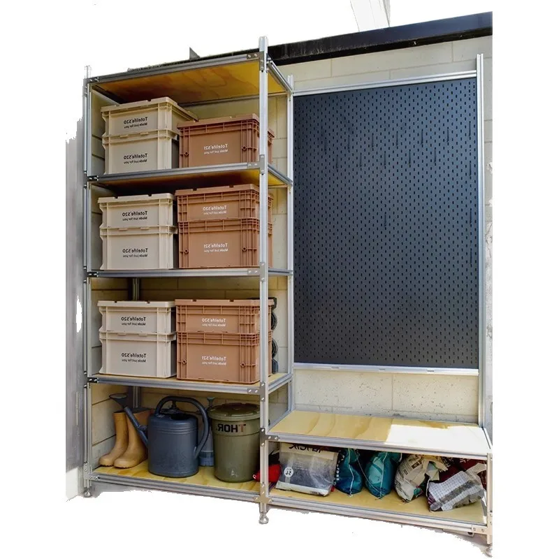 

Aluminum profile, hole board, locker, multi-function, compartment, bedroom