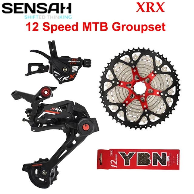 SENSAH XRX 1x12 Speed Bicycle Shift Lever Rear Derailleur SUNSHINE Cassette  46T 50T 52T YBN MTB 12 Speed Groupset 12S Bike Parts - AliExpress