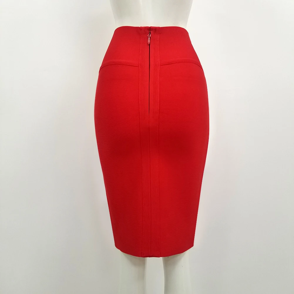 Women Summer Fashion Sexy Sequined Black Red White Mini Bandage Skirt 2022 Designer Party Club Bodycon Pencil Skirt Faldas