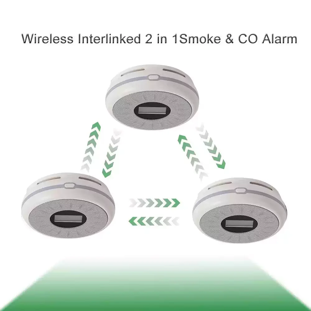 CE Vape Detector with Noise PM2.5  WIFI Cigarette Detector & Temperature and Humidity & CO2