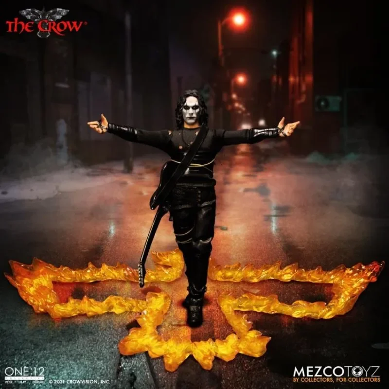 

Original Mezco ONE:12 Collective The Crow Eric Draven 1/12 Action Figure in Stock Anime Action Collection Figures Model Toys