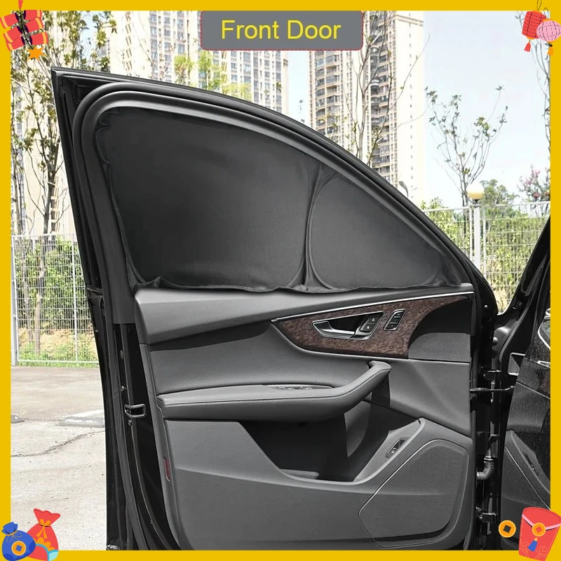 

Автомобильный защитный чехол от ультрафиолета и перегрева, черный солнцезащитный экран для окон, для AUDI Q7 4M 2016-наст. время, аксессуары для интерьера автомобиля