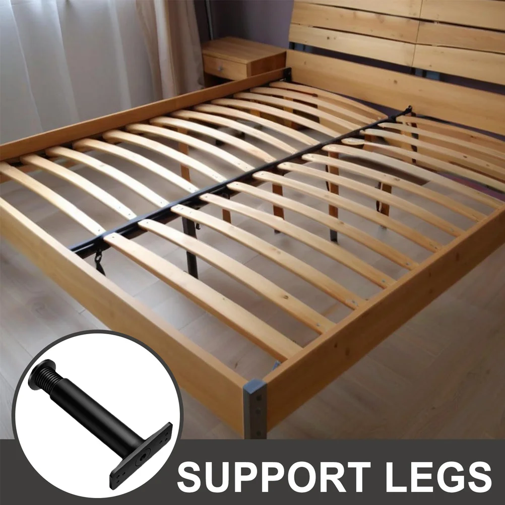 4Pcs Bed Frame Center Support Legs Adjustable Height Replacement Legs Strong Load Capacity Easy Assembly for Home Bedroom Use