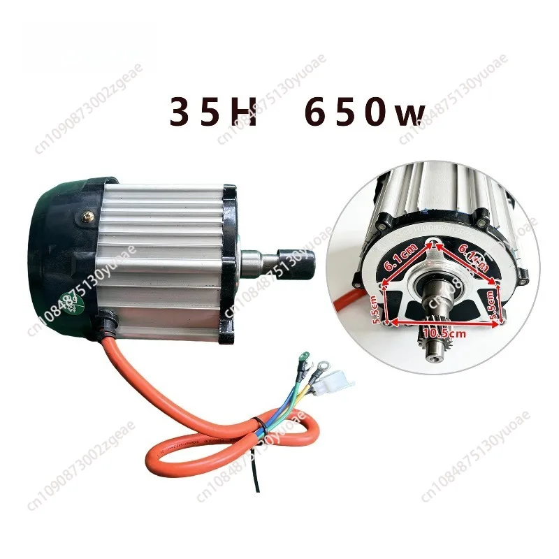 Electric four-wheeler assembly front drive axle disc brake steering axle motor gear line accessories