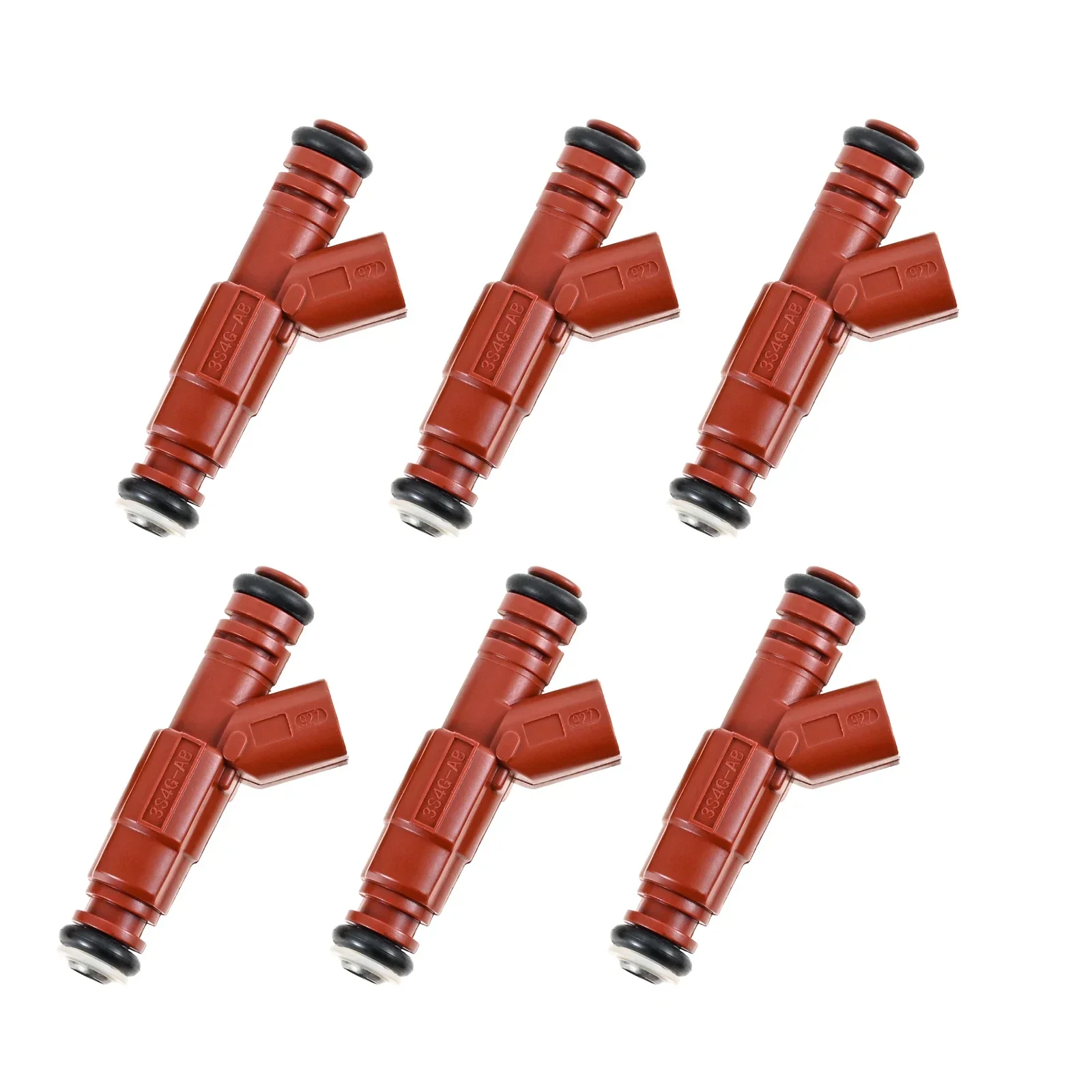 6pcs Fuel Injectors 63844 0280156161 for Ford Escape Mustang Windstar Jeep Grand Cherokee Wrangler Dodge Dakota Ram 1500 2500Van