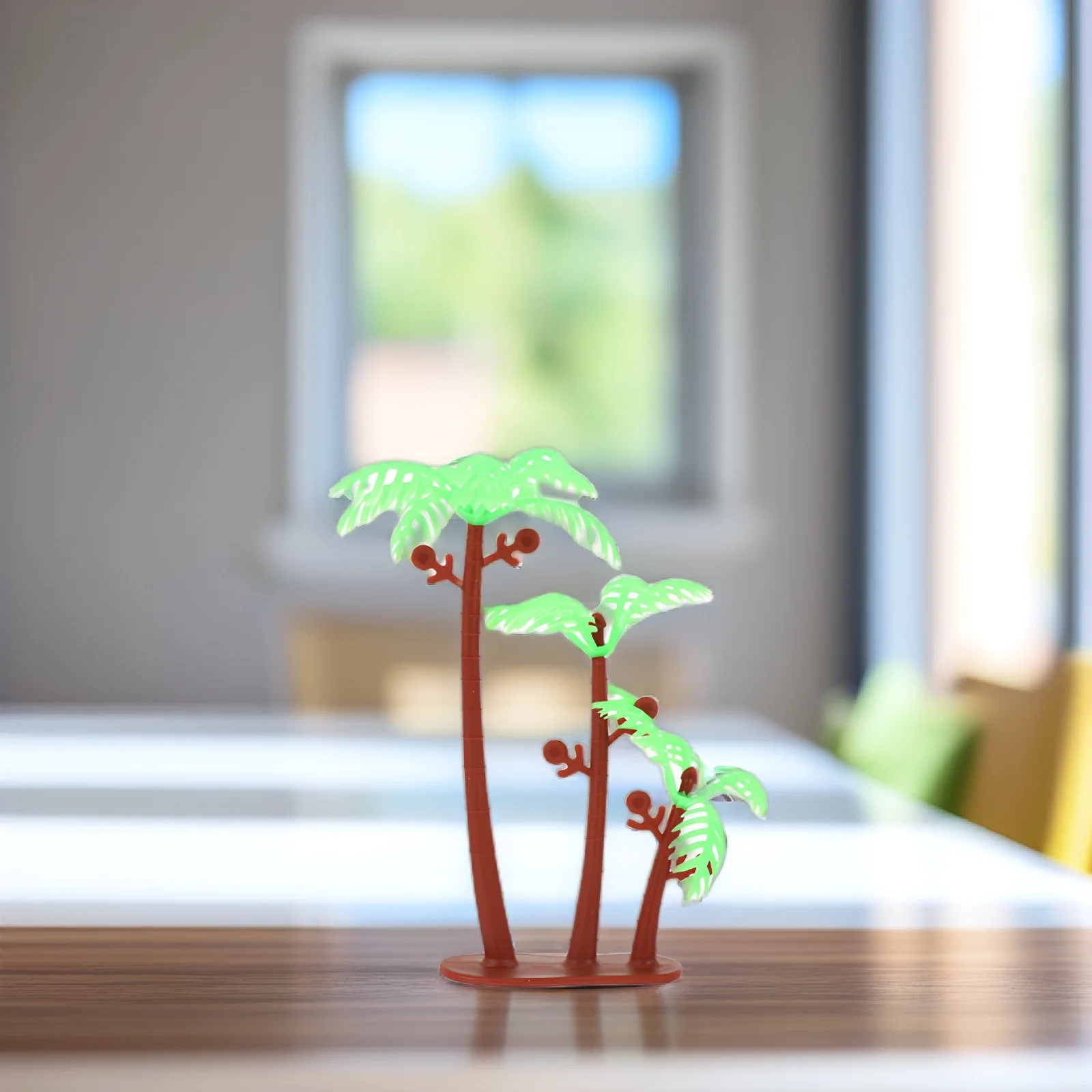 

50pcs Simulated Tree Cake Decorations Mini Bonsai Plastic Eco Friendly for Ice Cream Birthday Party Decoration Mini