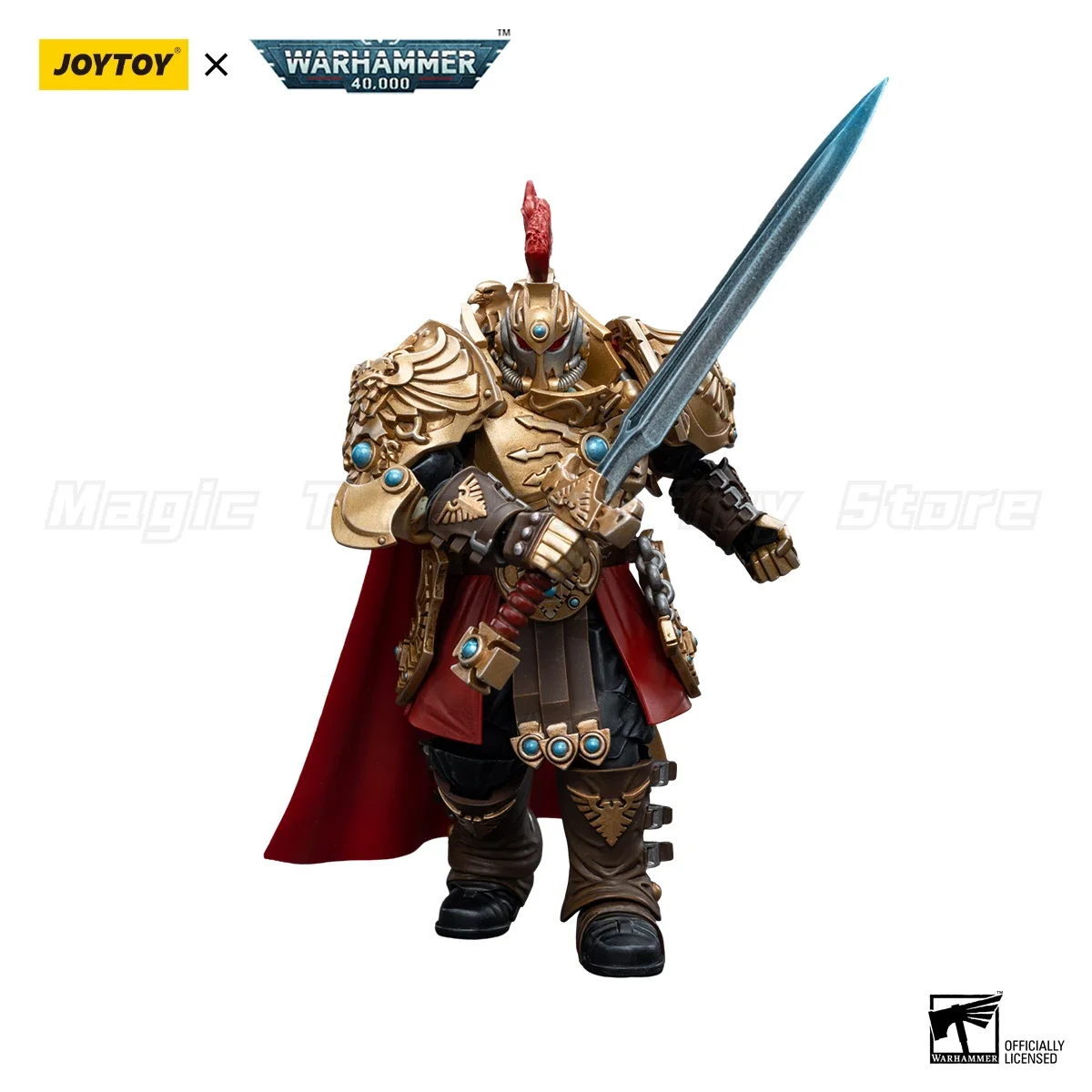

【24 Hours Delivery】JOYTOY 40K Adeptus Custodes Blade Champion 1/18 Action Figure
